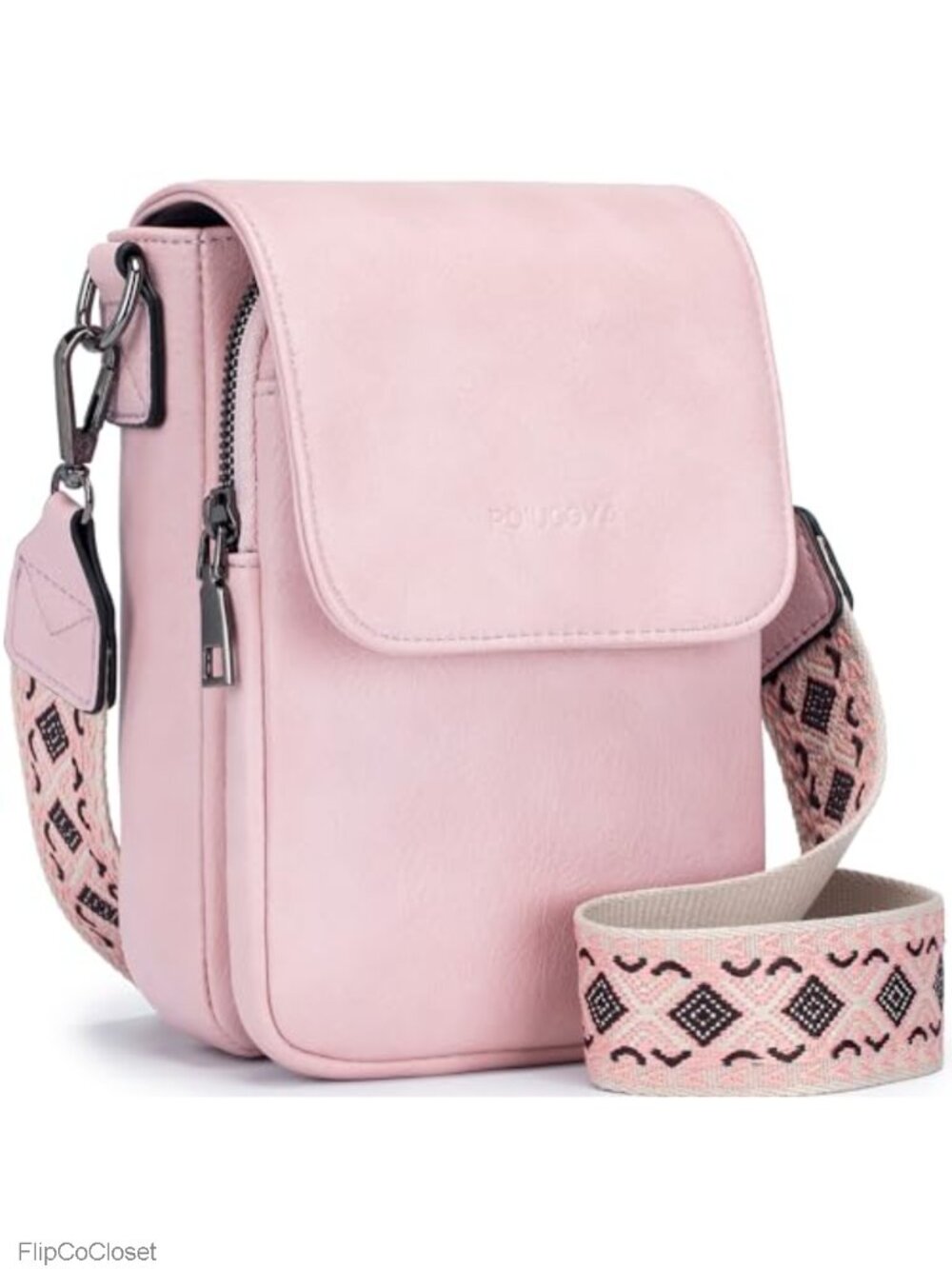 Small Vegan Leather Crossbody Purse for Women Cell Phone Purse